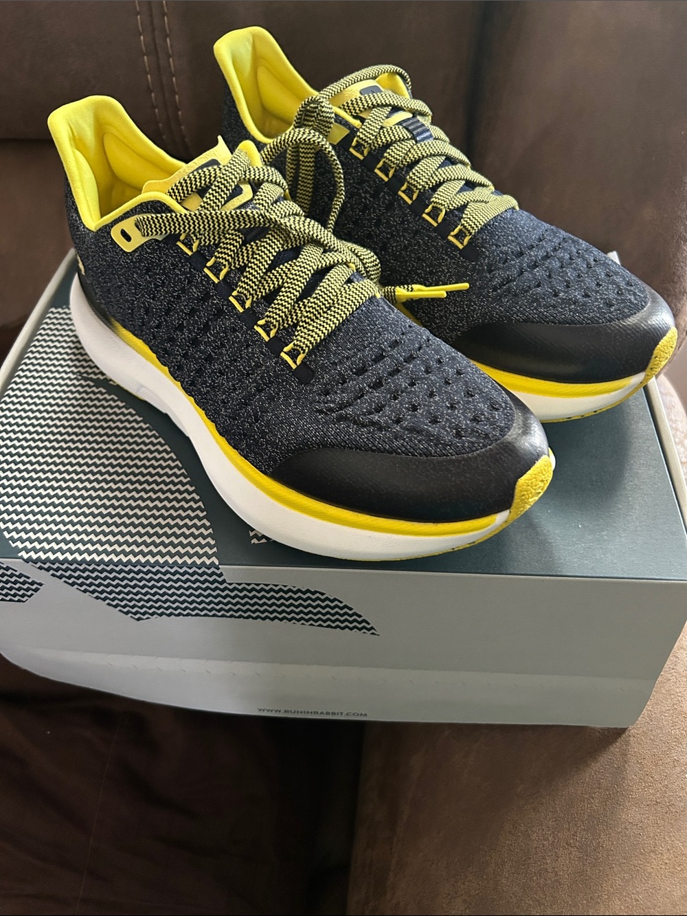 Rabbit athletic sneakers.